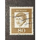 Германия 1961. Известные немцы. Генрих фон Клейст (1777-1811), поэт