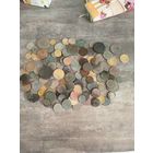 Лот старых монет 130 шт,с рубля