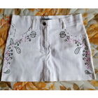 Юбка белая джинсовая-стрейч, новая, р.42-44