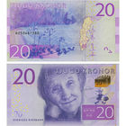 Швеция 20 крон 2015 год UNC (Астрид Индгрен)