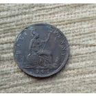 Werty71 Великобритания 1/2 пенни 1862 Виктория Корабль