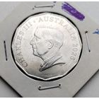 Австралия 50 центов 2025 _ Одна на АУ_aUNC_UC# 17