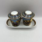 Солонка и перечница на подставке в стиле Versace. Италия. Арт 2580