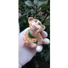 КОЛЛЕКЦИОННАЯ ФАРФОРОВАЯ СТАТУЭТКА ОБЕЗЬЯНА  ДОБРУШ ОРИГИНАЛ  .  Распродажа Коллекции !!! . Экспресс  Аукцион не с рубля без МПЦ и прочего 3 ДНЯ  .Много лотов в продаже .