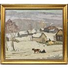 Козловский А.С "Весна в Заславле", 2007г. Холст, масло. Размер с рамой 104х93,5 см.