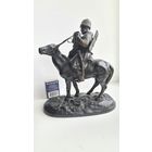 С 1 РУБЛЯ ! СТАТУЭТКА КАСЛИ 1959 ГОД  СССР  ПРОЩАНИЕ КОЗАК КОНЬ САБЛЯ