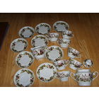 Сервиз чайный СССР . Остатки . Рига . Рижский фарфоровый завод . Глухарь .