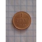 1 пенни  1915 года