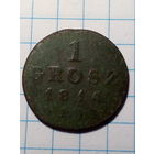 1 грош Герцогство Варшавское 1814 год