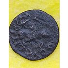 Солид (боратинка) 1665 г. литовский герб. Ян II Казимир(4), отметка МД- TLB, платок на шее рыцаря, без мц.