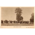 Атака уланов за Одрой, старая открытка, Польша, чистая.