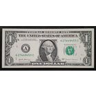 США 1 доллар 2017 г.Серия А 27449450 С UNC Без обращения.