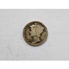 США, 10 центов - Mercury Dime, 1917  серебро