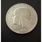5 злотых 1933 г.  Польша. (2)  Ядвига.  Серебро. ЛЮКС