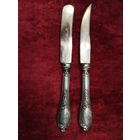 Ножи  SOLINGEN (Золинген.) Серебро , для масла и фруктов, в отличном состоянии, удобная форма.