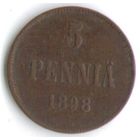 5 пенни 1898 год _состояние VF/XF