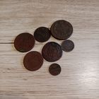 Монеты царизм сборный лот монет РИ на пару часов