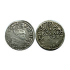 Трояк (3 гроша) 1596 года IF "Всховский монетный двор" (Польша, Сигизмунд III Ваза)