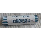 5 центов (никель)  2025 Д США  ролл 40 штук