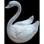 Фигурка фарфоровая - Лебедь 13 см