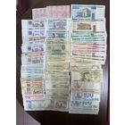 Бумажные деньги 129шт