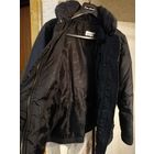 Пуховик женский импортный с капюшоном от дождя