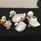 Подарки Посуда Вазы Лебеди Утки Птицы Фарфор Клейма