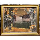 Ландарский Р.Е "Моя Беларусь". Холст, масло, картон. Размер 37х50 см.