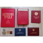 Коробка для орденов+Удостоверения+Значки на ОДНОГО ЧЕЛОВЕКА