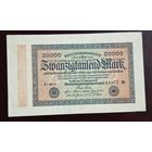 1923 год Германия 20000 марок