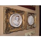 - ПАРА Барельеф Наполеон I , Жозефина с Наполеоном II