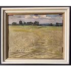 Скрипниченко Г.С ; "белорусский Дали";1973г;Деревенька;картон/масло;48/58