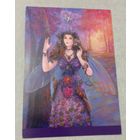 Посткроссинг. Открытка из Нидерландов: лесная фея  (10х15). Прошла почту. Художественные марки, чёткий штемпель.