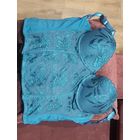 Корсет Бюст нижнее бельё оттенок изумрудный, морская волна, сине - зелёный C D E