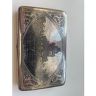 Портсигар серебро 84 чернение