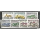 Венгрия. 100 лет мотоциклу. 1985г. Mi#3798-3804. Серия.