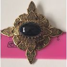 Брошь. Большая. Старинная. Рельефная.. 65 мм.