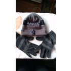 Шапка и перчатки мужские для работы, для дачи Можно купить по отдельности