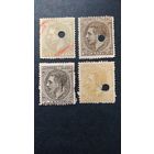 Испания\251с\  1879г. король Альфонсо XII  - гашёние пробоем