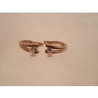 Серги серебро 925 пробы в позолоте