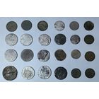 Лот серебряных монет ВКЛ. 24 шт
