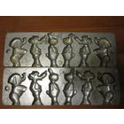 Форма для леденцов СССР . Слон , заяц , волк