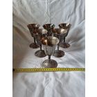 Набор рюмок из металла 6шт