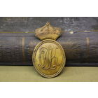 Киверная бляха армии НАПОЛЕОНА, линейный полк. ВОЙНА 1812 год. Распродажа коллекции вещей. С РУБЛЯ! АУКЦИОН!