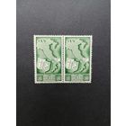 Польша 1946 Сцепка из двух марок из серии "Польский экспедиционный корпус в Италии. Армия генерала Владислава Андерса" (чистая**)