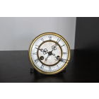 Старинный, часовой механизм с эмалевым циферблатом на 24 часа, ключ в комплекте.