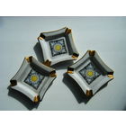 Пепельница из СССР.  Фарфор. Позолота. Рига.