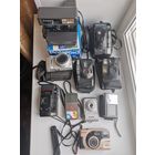 Фотоаппараты фото камеры винтажные разные CANON MINOLTA KODAK SAMSUNG Polaroid Fuji EXAKTA FONICS Maginon - 10 штук с 1 рубля !