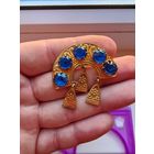 Брошь ссср кокошник