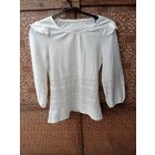 Блуза СССР, блузка советских лет, винтажная одежда, ретро гардероб. Ткань СССР